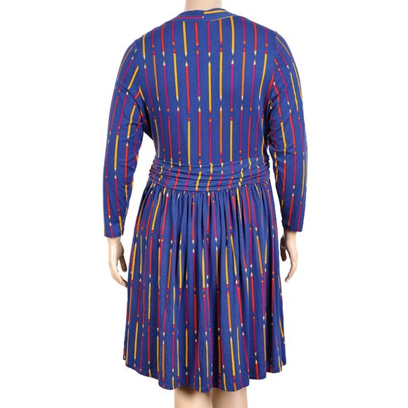 ModCloth Pencil Print Knit Dress - Picture 2 of 2